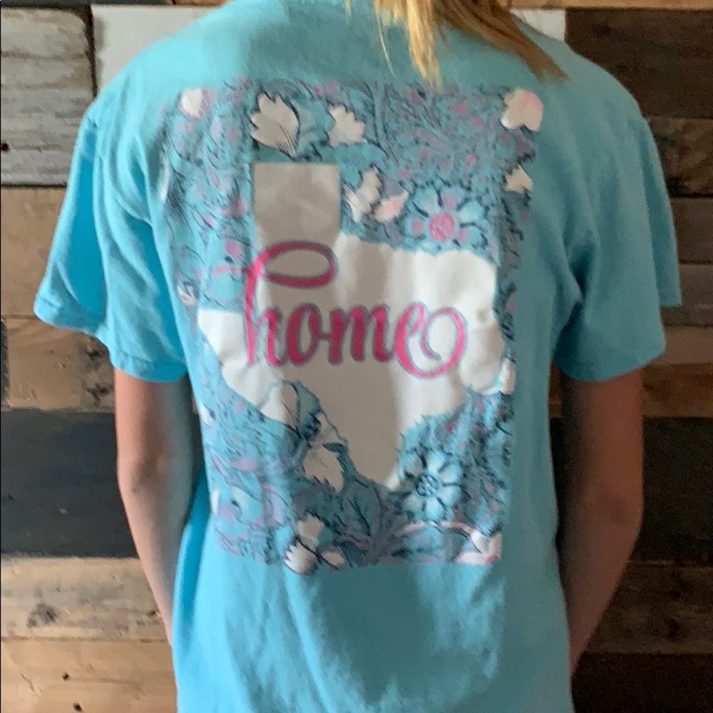 Light blue t shirt